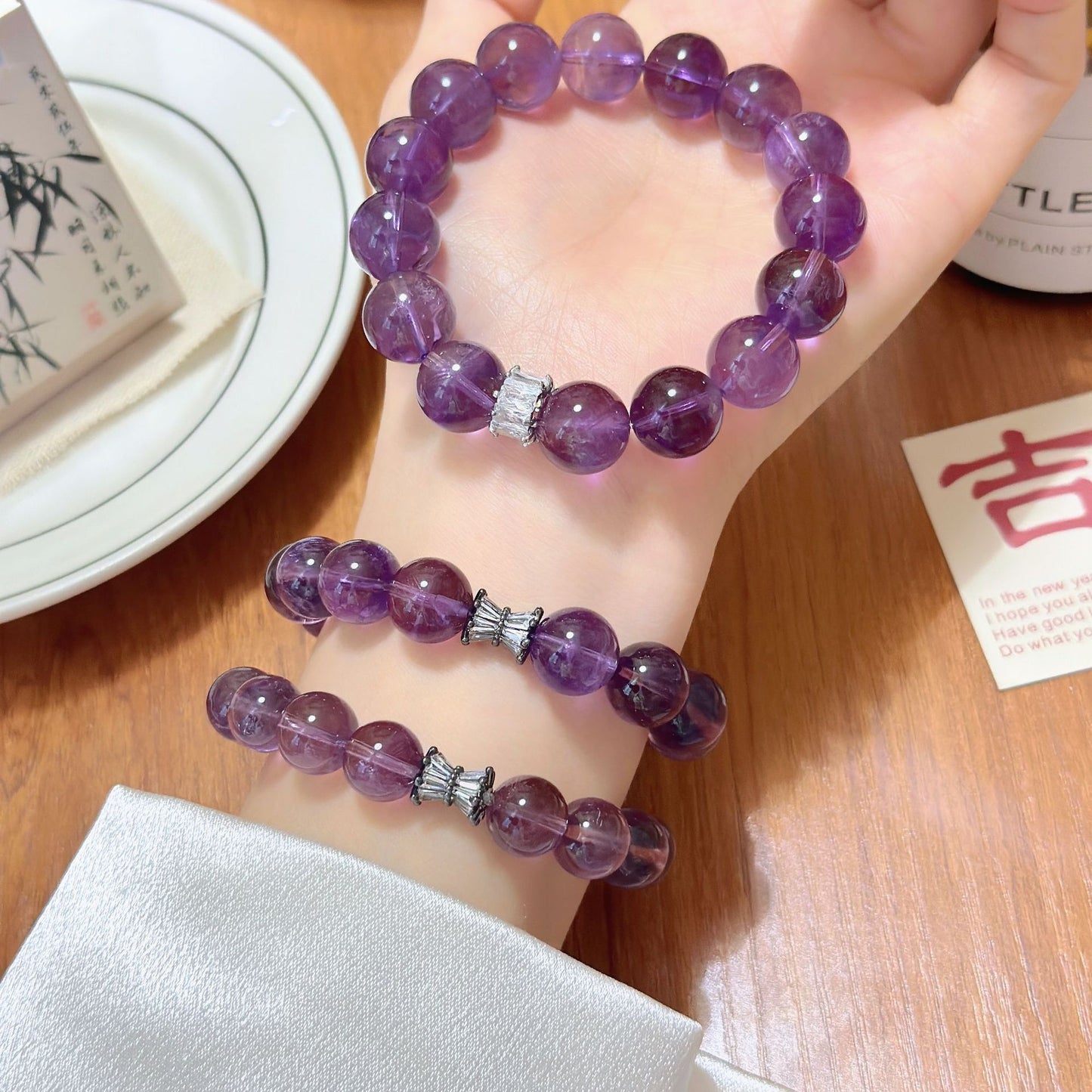 Natural Amethyst Bracelet – Enhance Intuition & Spiritual Calm