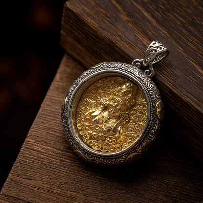 Tibetan Zhaqilamu Amulet Pendant – Power, Protection & Blessing