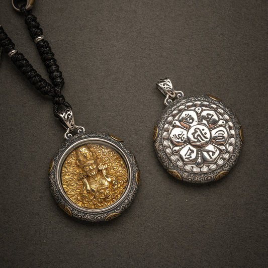 Tibetan Zhaqilamu Amulet Pendant – Power, Protection & Blessing