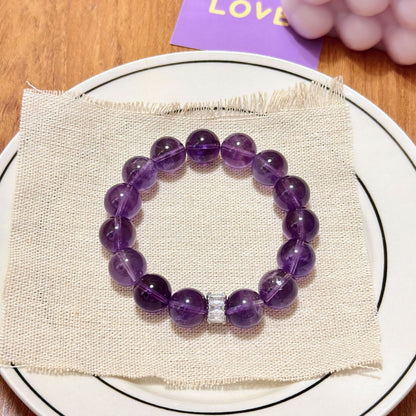 Natural Amethyst Bracelet – Enhance Intuition & Spiritual Calm