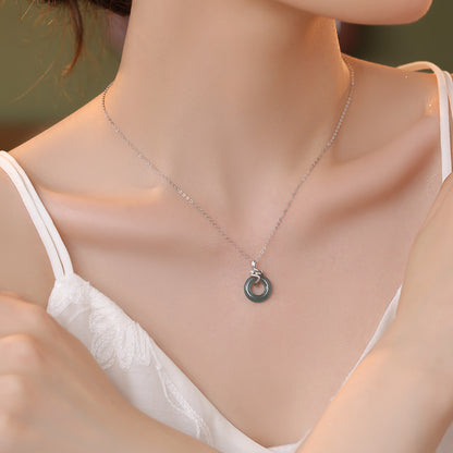 Serpent & Jade Necklace for Protection and Wisdom