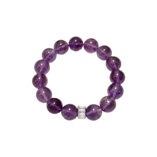 Natural Amethyst Bracelet – Enhance Intuition & Spiritual Calm